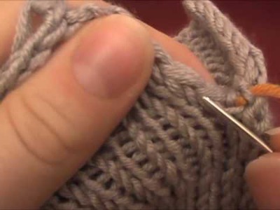 How to do Mattress Stitch Seaming