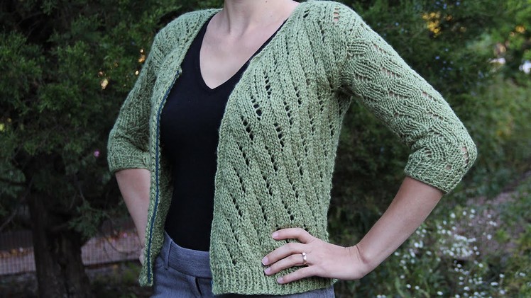 How to knit a cardigan sweater. Knitting tutorial with detailed instructions.