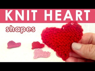 How to Knit a HEART | Easy for Beginning Knitters