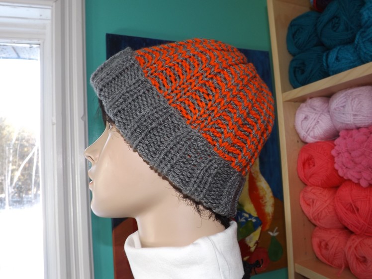 How to Knit A Men's Hat