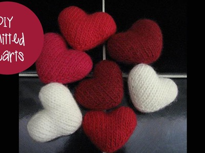 How to knit a puff heart