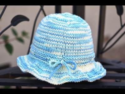 How to Knit a Sun Hat