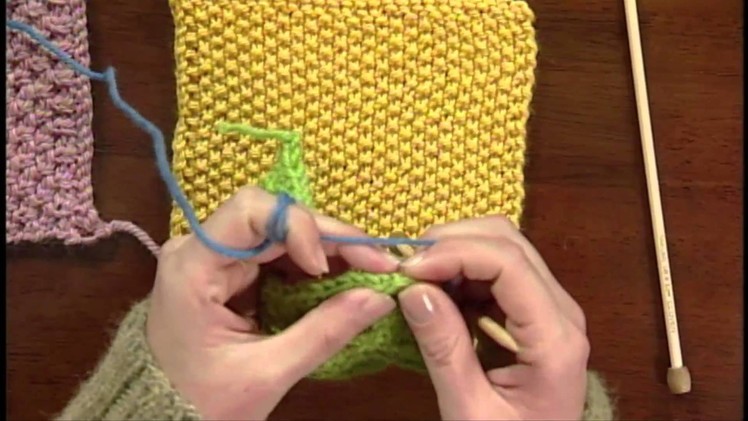 How to Knit: Join Modular Squares with Eunnu Jang, from Knitting Daily TV Episode 602