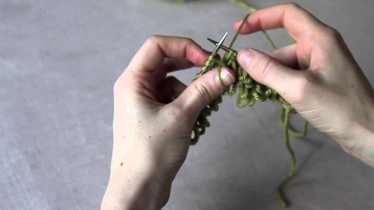 How to Knit Loopy Stitch - The Easy Way, Tutorial by Jessica Joy