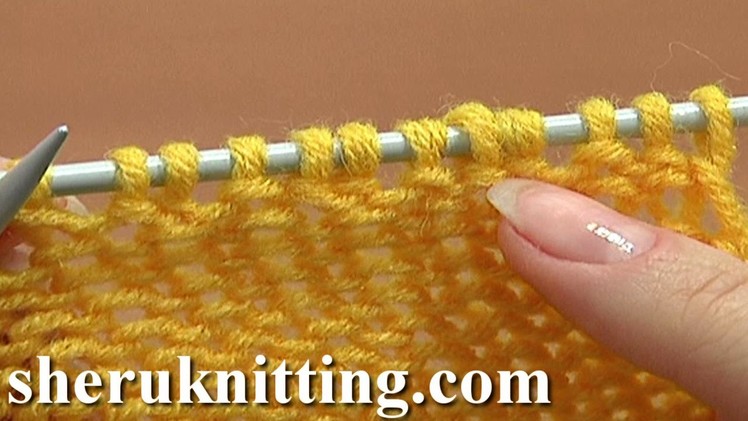 How to Knit Purl 1 Back and Front Increase Tutorial 8 Method 2 of 14 Increases in Knitting