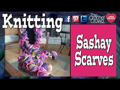 How To Knit Red Heart Sashay Scarves