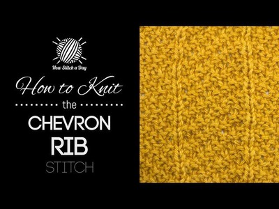 How to Knit the Chevron Rib Stitch