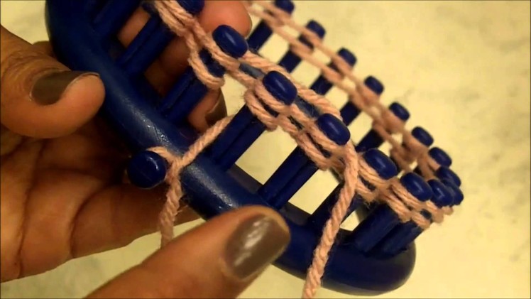 HOW TO LOOM KNIT - Basic Loom Knitting for Beginners 101