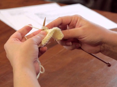 How to Make a Right Twist Knit Stitch : Advanced Knitting Stitches