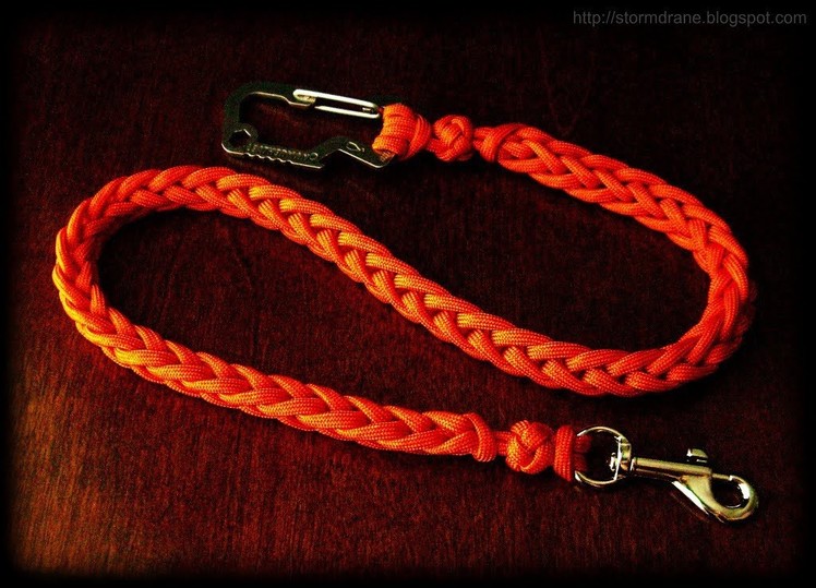 How to make a two-peg spool knit paracord lanyard