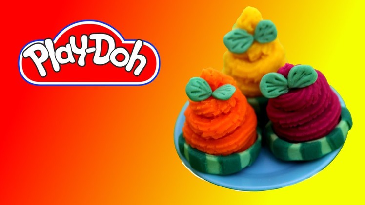 How to make  Cucumber Canapes out of Play Doh