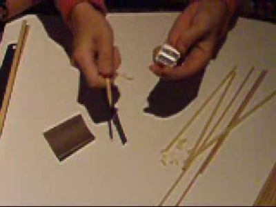 How to make double point knitting needles