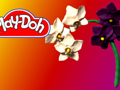 How to make Orchid using Play Doh