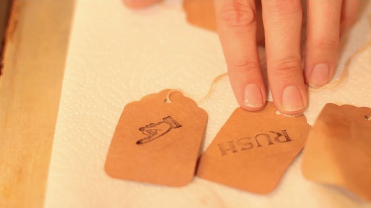 How to Make Tea Tags - Let's Craft with Modernmom