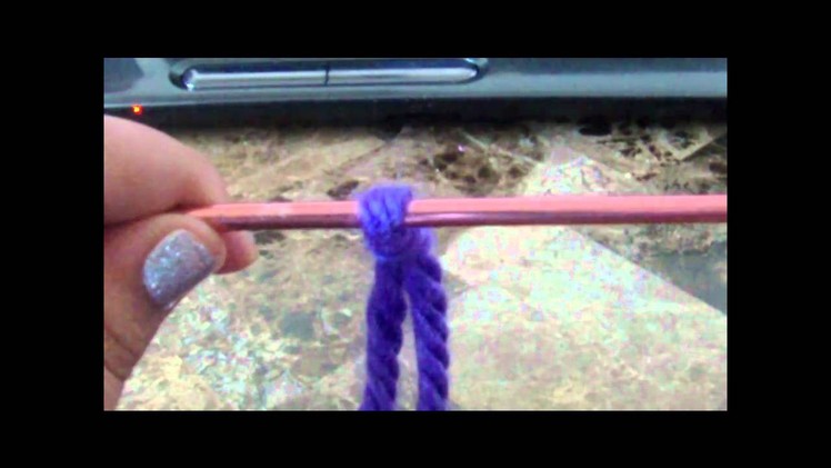 How to Slip knot Cast on and Knit stitch