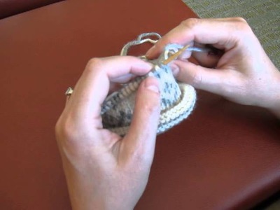 How to take knitting in the round to flat knitting on circular needles