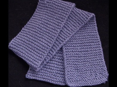 Knit a Garter Stitch Scarf