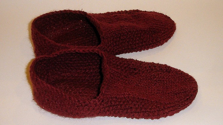 Knit Comfy Slippers - DIY Style - Guidecentral