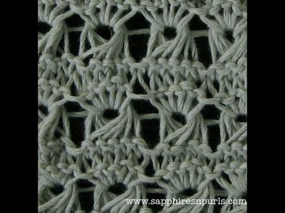 Knitted Broomstick Lace
