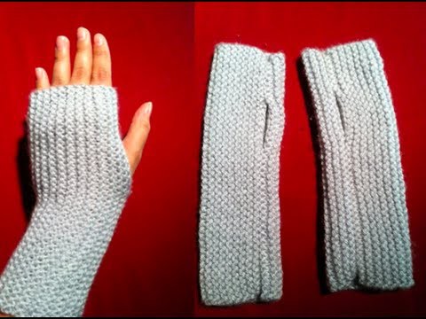 Knitted Fingerless Gloves | A Quick and Easy Knitted Project
