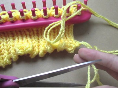 Knitting on Long Looms