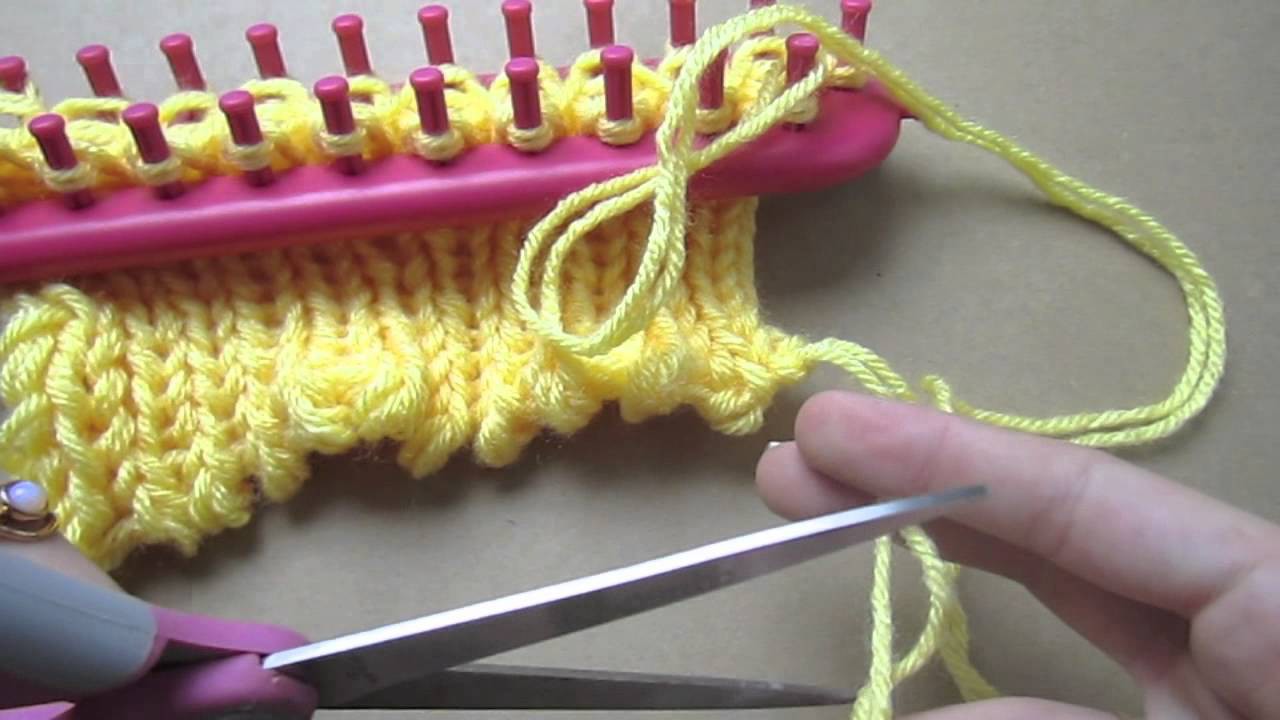 Knitting on Long Looms