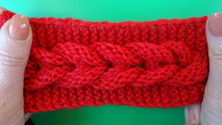 Knitting pattern Узор Коса вязание спицами 7