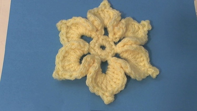 Learn to crochet all occasion flower - Flor