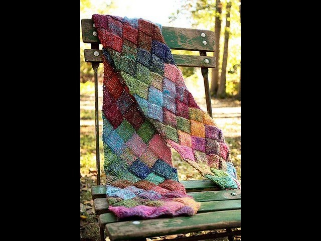 Learn to Knit an Entrelac Scarf