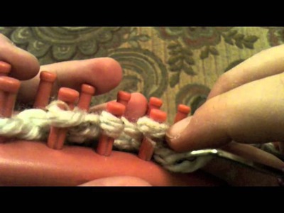Loom Knitting: How To P2tog (Purl Two Together) and YO (Yarn Over)