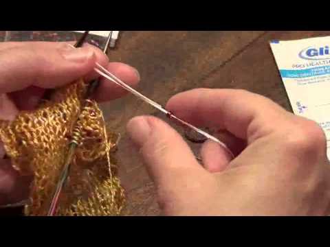 Lost City Knits - Beading Tutorial with dental floss