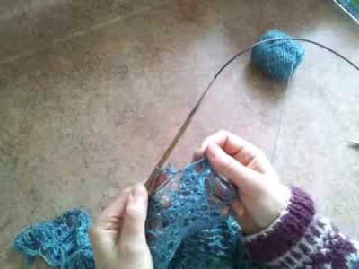 Picot Bind off  and Shetland Purl Bind Off - OwlCat Designs Knitting Tutorials
