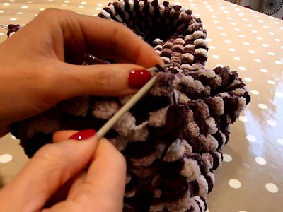 Pom Pom wool knitting tutorial.MTS