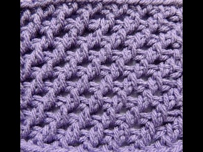 Punto # 5 en Crochet Tunecino