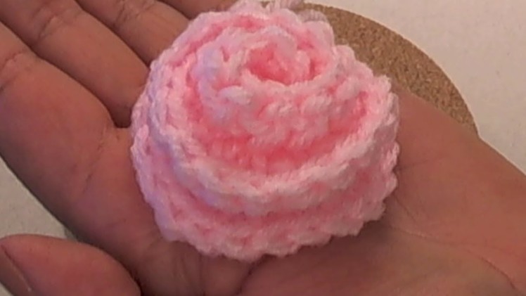 Quick and Easy crochet Deco Rose video tutorial-   Rosa en crochet