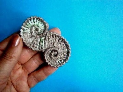 Ракушка  - Shell crochet pattern - Урок вязания крючком