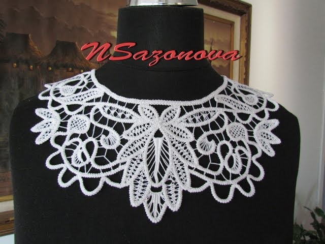 Румынское кружево. Вязаные воротнички. Romanian lace