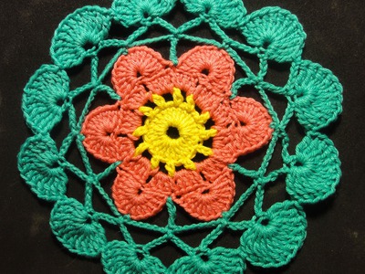 Салфетка, подставка Вязание крючком Crocheting Napkin
