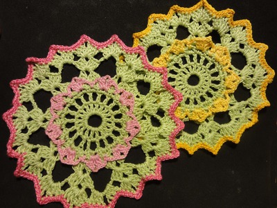 Салфетка Вязание крючком Crochet Napkin
