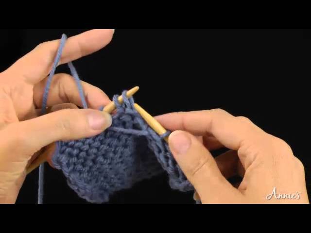 Slip, Slip, Purl or "ssp" - How to Decrease - Annie's Knitting Tutorial