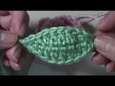 Small Crochet leaf
