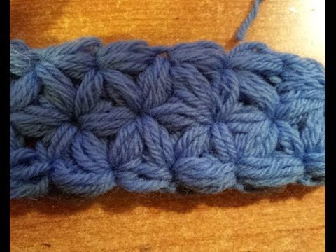 The crochet stitches: the star stitch - crochet tutorial