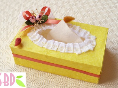 Tutorial: creazione e decorazione Scatola di fazzoletti - Tissue box decoration