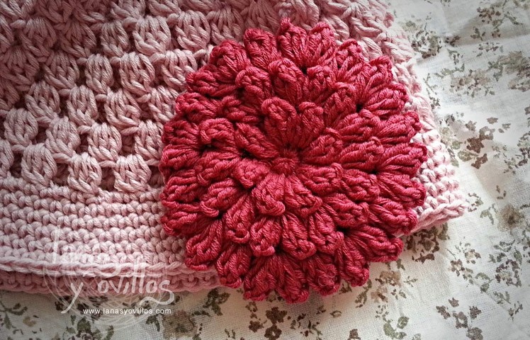 Tutorial Flor Crochet o Ganchillo