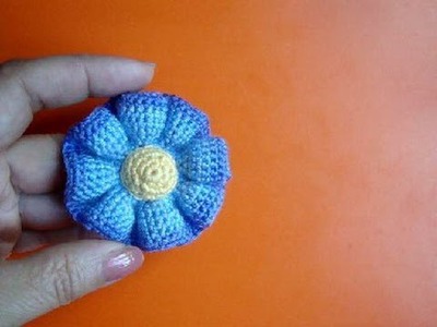 Вязаные цветы Урок 37 Free crochet flower pattern