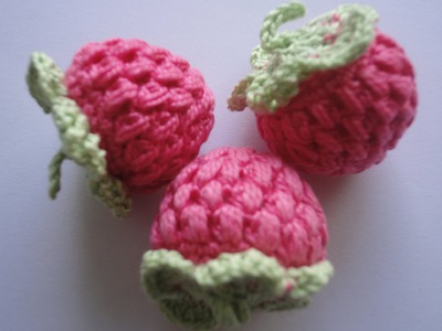 Ягода малины Вязание крючком Raspberry Crochet