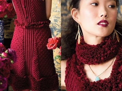 #14 Ruffle Dress, Vogue Knitting Holiday 2012