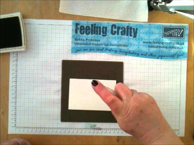 2 Simple Ways to Create Ombre Backgrounds for Paper Craft projects by UK Stampin' Up! Demo Bekka