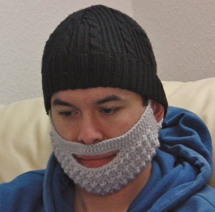 Beard mask crochet tutorial
