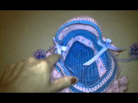 Crochet bag with a surprise inside.
